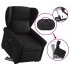 Sillón eléctrico reclinable elevable de tela
