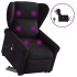 Sillón de masaje eléctrico reclinable elevable tela
