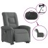 Sillón de masaje eléctrico reclinable elevable tela gris