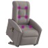 Sillón de masaje eléctrico reclinable elevable tela