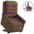 Silla de masaje reclinable de pie de tela