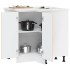 Mueble bajo esquina de cocina Lucca madera