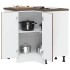 Mueble bajo esquina de cocina Lucca madera