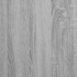 Set de muebles de baño 3 pzas madera contrachapada gris