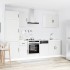 Mueble de cocina Kalmar blanco 7 piezas madera