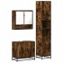 Set de muebles baño 3 pzas madera contrachapada roble