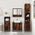 Set de muebles baño 3 pzas madera contrachapada roble