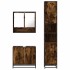 Set de muebles baño 3 pzas madera contrachapada roble