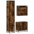 Set de muebles baño 3 pzas madera contrachapada roble