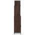 Set de muebles baño 4 pzas madera contrachapada roble