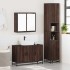 Set de muebles baño 3 pzas madera contrachapada roble