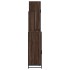 Set de muebles baño 4 pzas madera contrachapada roble