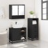 Juego de muebles de baño 3 pzas madera contrachapada