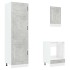 Mueble cocina Kalmar gris hormigón 7 pzas madera