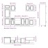 Mueble cocina Kalmar gris hormigón 7 pzas madera
