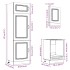Mueble cocina Kalmar gris hormigón 7 pzas madera