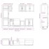 Mueble cocina Kalmar roble sonoma 8 pzas madera