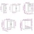 Mueble cocina Kalmar roble sonoma 8 pzas madera