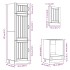Mueble cocina Kalmar roble marrón 7 pzas madera