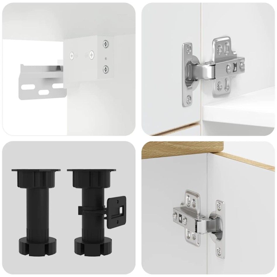 Mueble cocina Kalmar roble sonoma 7 pzas madera