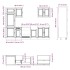 Mueble cocina Kalmar roble sonoma 7 pzas madera