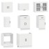 Mueble de cocina Kalmar blanco 8 piezas madera