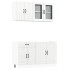 Mueble cocina Kalmar blanco de alto brillo 4