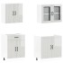 Mueble cocina Kalmar blanco de alto brillo 4