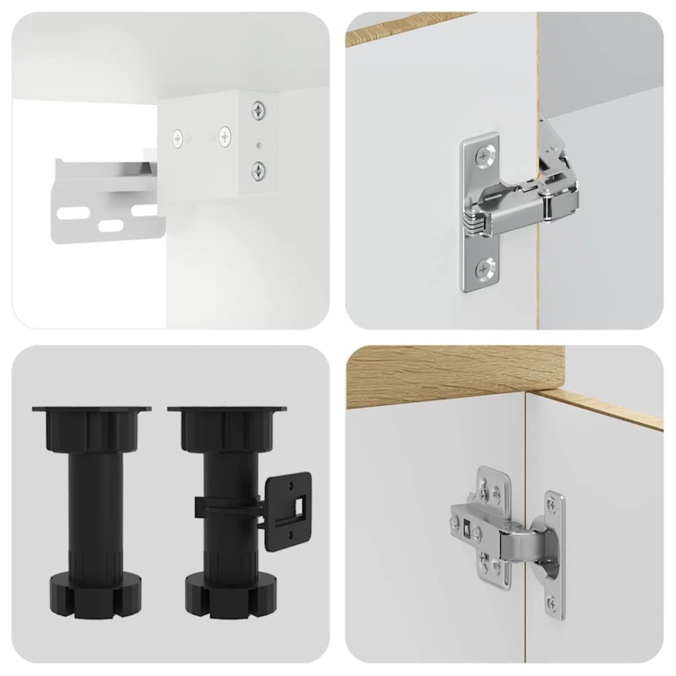 Mueble cocina Kalmar roble sonoma 4 pzas madera