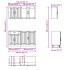 Mueble de cocina Kalmar blanco 4 piezas madera
