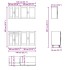 Mueble cocina Kalmar gris hormigón 4 pzas madera