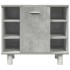 Set muebles de baño 2 piezas madera contrachapada gris