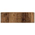 Conjunto de mueble de TV 3 piezas montado la pared madera