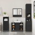 Juego de muebles de baño 3 pzas madera contrachapada