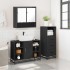 Juego de muebles de baño 3 pzas madera contrachapada