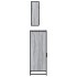 Set de muebles de baño 3 pzas madera contrachapada gris