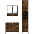 Set de muebles baño 3 pzas madera contrachapada roble
