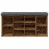 Banco zapatero madera de ingeniería madera vieja 102x32x50