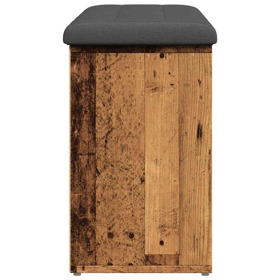 Banco zapatero madera de ingeniería madera vieja 102x32x50