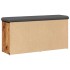 Banco zapatero madera de ingeniería madera vieja 102x32x50