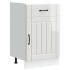 Mueble bajo de cocina Lucca blanca de alto