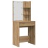 Juego de tocador con LED madera artesanal de