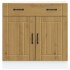 Mueble bajo de cocina Lucca roble