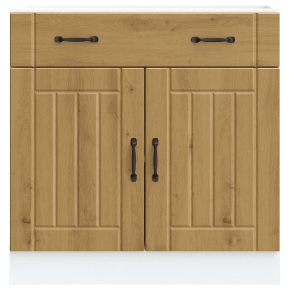 Mueble bajo de cocina Lucca roble