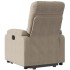 Sillón eléctrico reclinable elevable tela microfibra gris