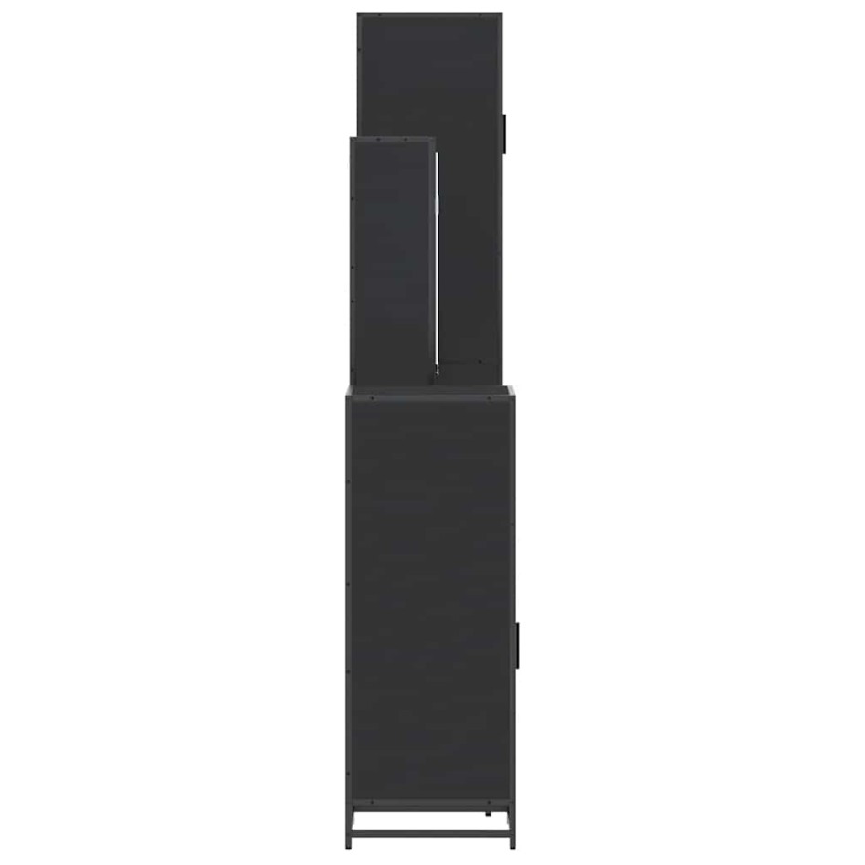 Juego de muebles de baño 4 pzas madera contrachapada