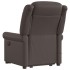 Sillón de masaje elevable eléctrico marrón