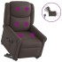 Sillón de masaje elevable eléctrico marrón