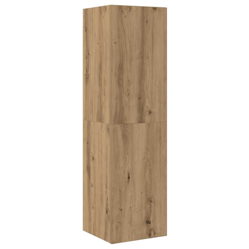 Mueble para TV de pared madera contrachapada artesanal 4