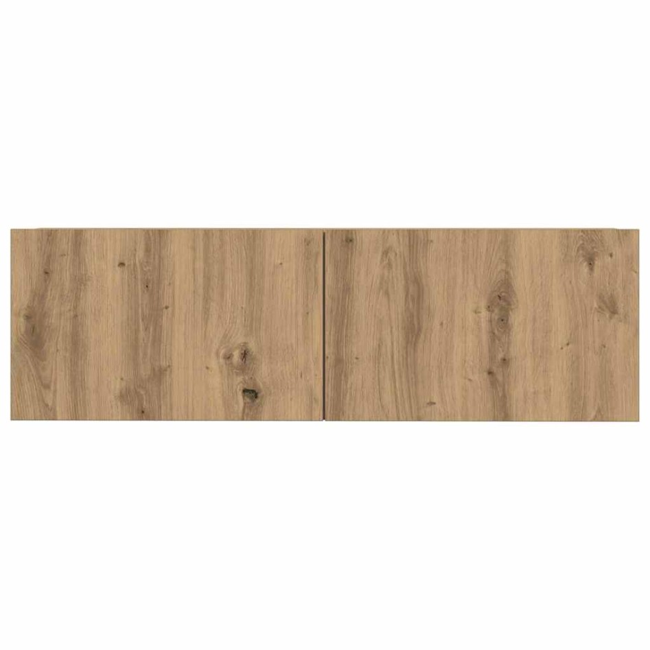Mueble para TV de pared madera contrachapada artesanal 4